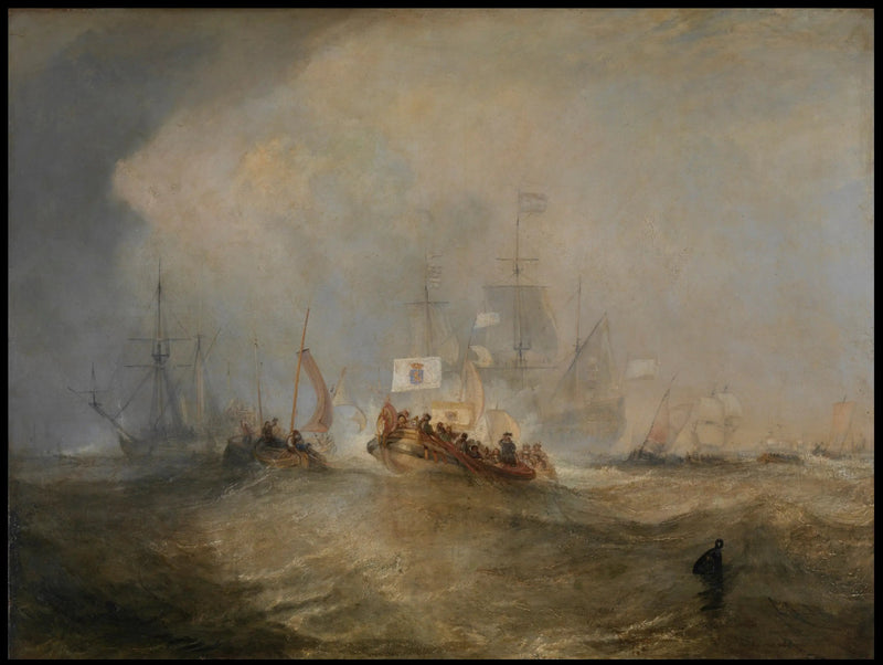 أمير أورانج، ويليام الثالث، انطلق من هولندا، وهبط في تورباي، 4 نوفمبر 1688، بعد رحلة عاصفة - ج. م. و. تيرنر