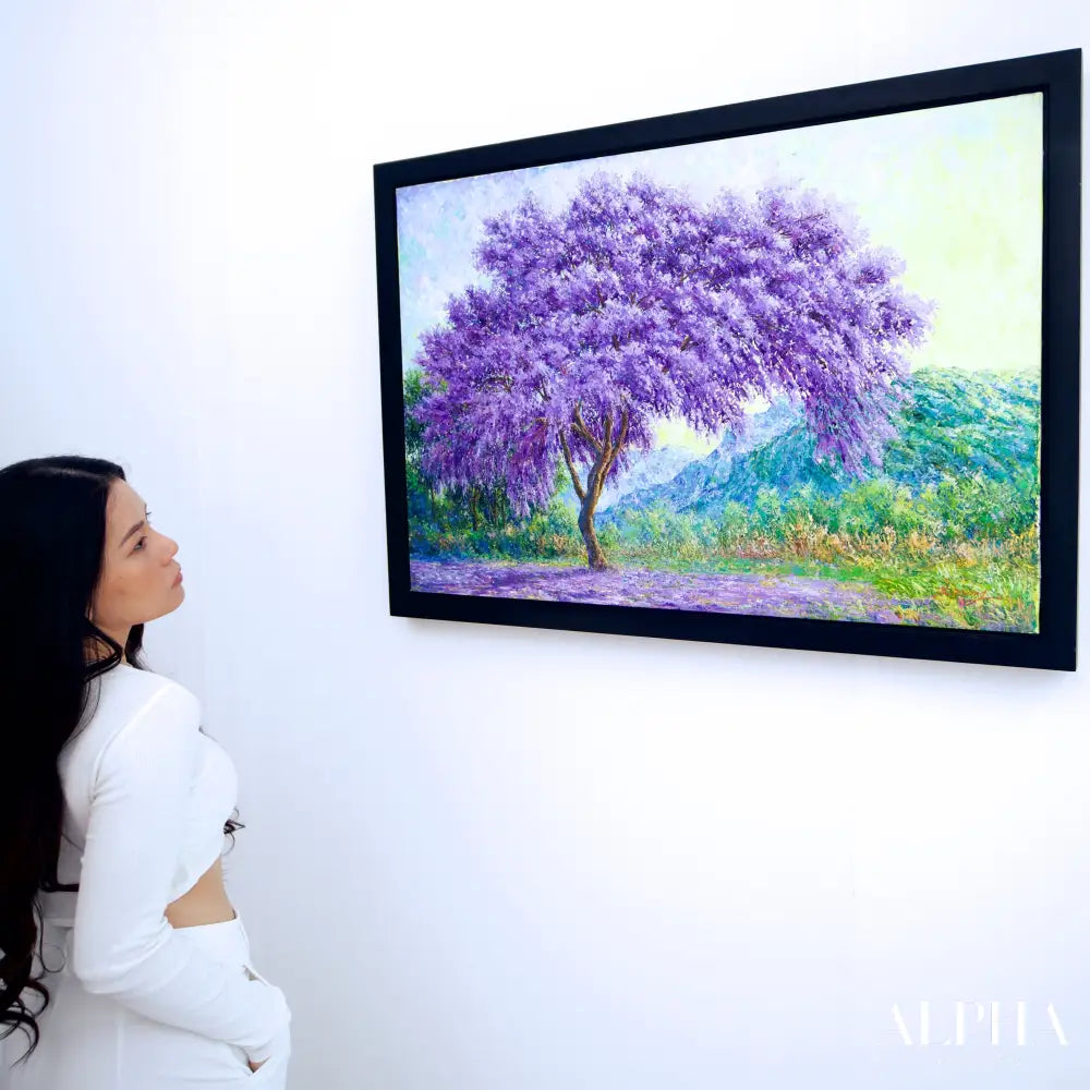 The Purple Tree - Chaloemkiat | 90 x 60 cm Reproductions de tableaux à la peinture à l’huile