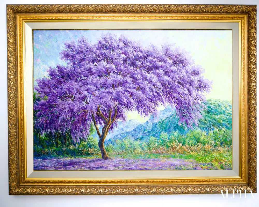 The Purple Tree - Chaloemkiat | 90 x 60 cm Reproductions de tableaux à la peinture à l’huile