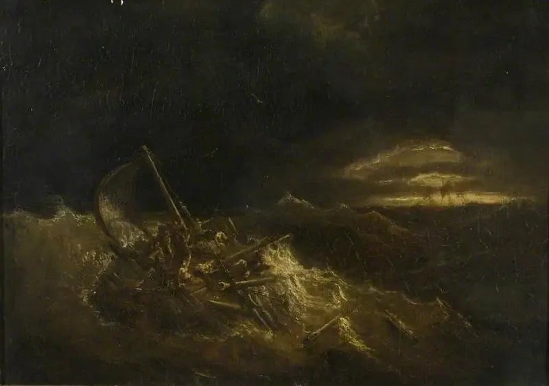 The Raft - J. M. W. Turner image 1 reproduction réalisée par Alpha Reproduction