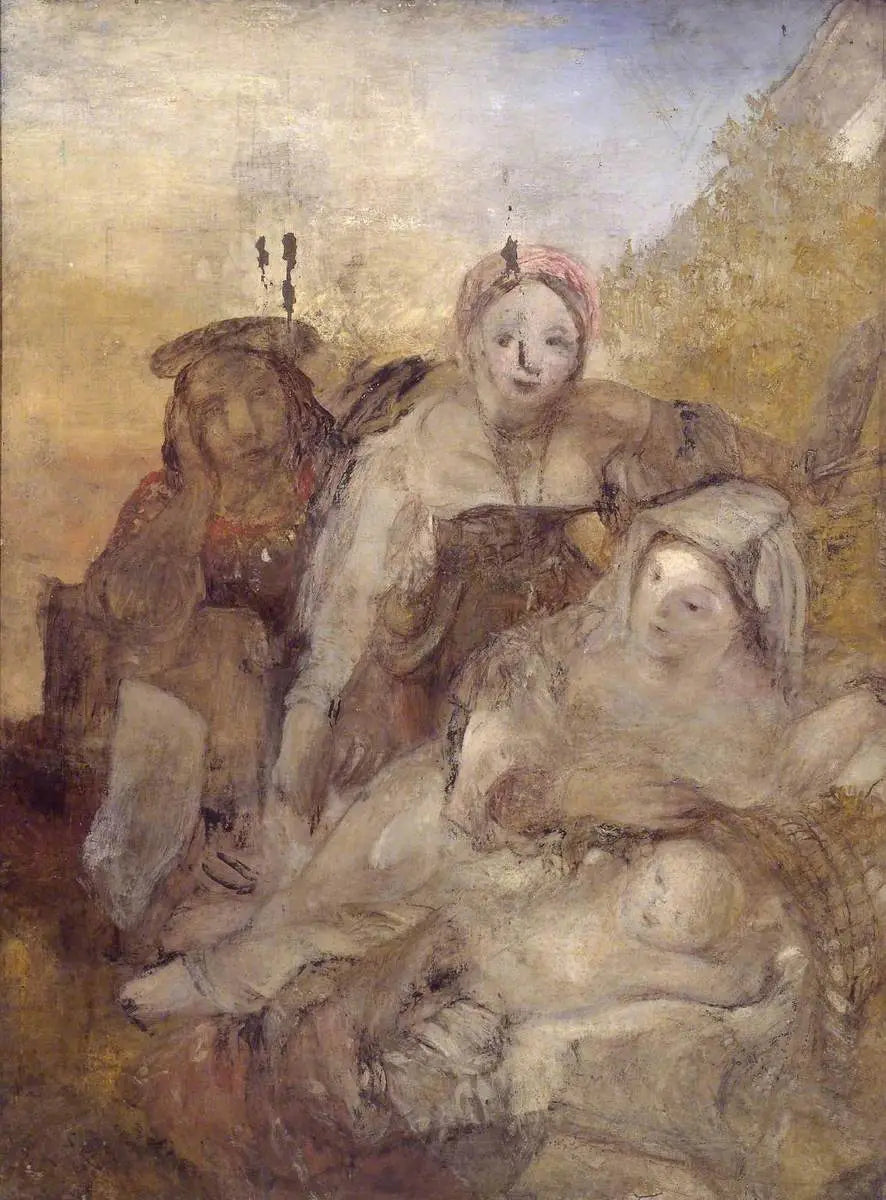 Reproduction du tableau « The Rest on the Flight into Egypt - J. M. W. Turner » par Alpha Reproduction en peinture à l’huile