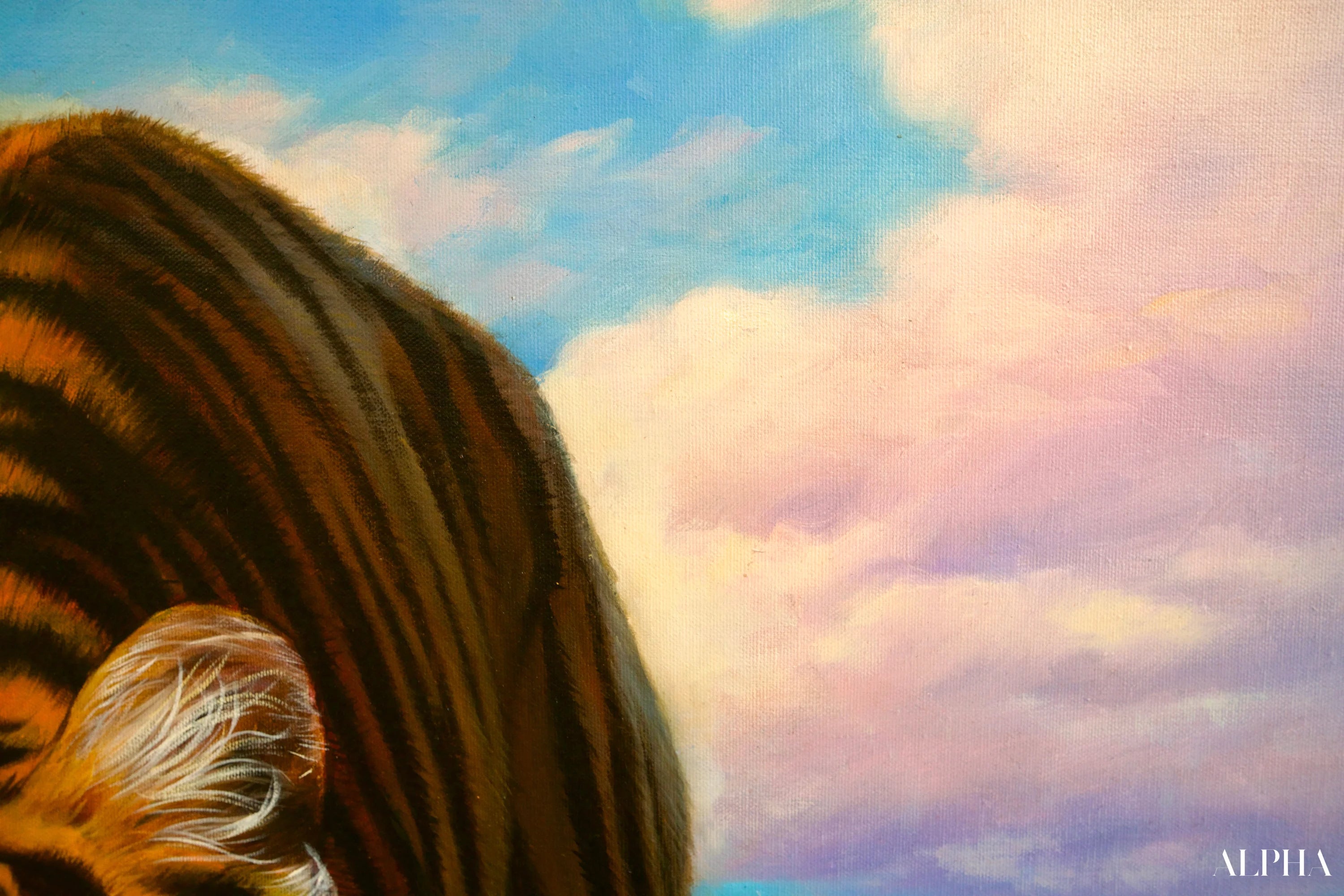 Tigre en chasse | 150 x 100 cm Reproductions de tableaux à la peinture à l’huile