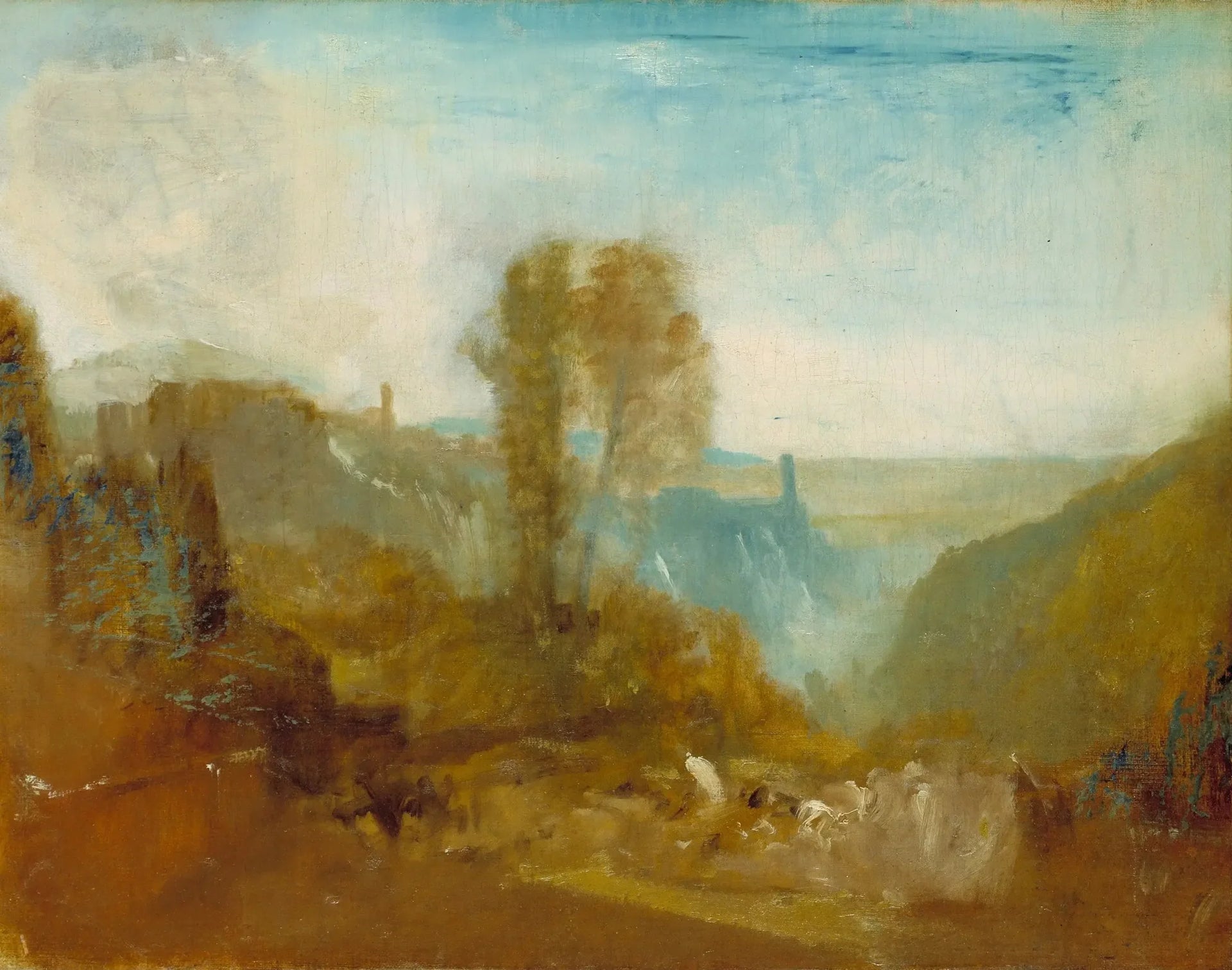 Tivoli, the Cascatelle - J. M. W. Turner image 1 reproduction réalisée par Alpha Reproduction