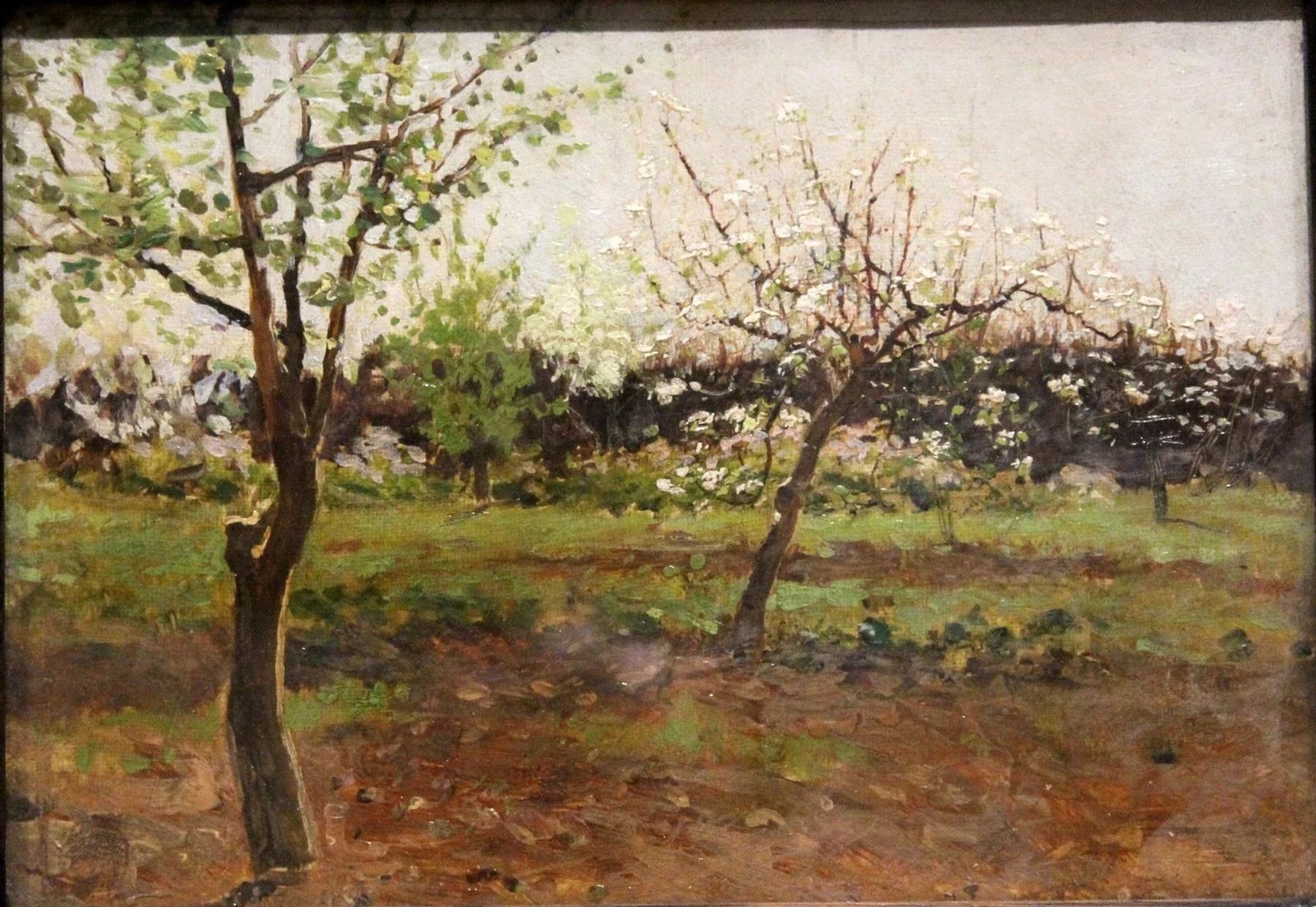 Pommiers en fleurs, peinture de Isaac Levitan