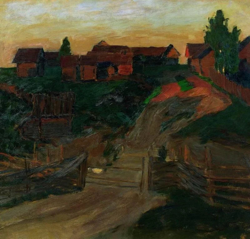 Les Derniers Rayons du soleil, peinture de Isaac Levitan