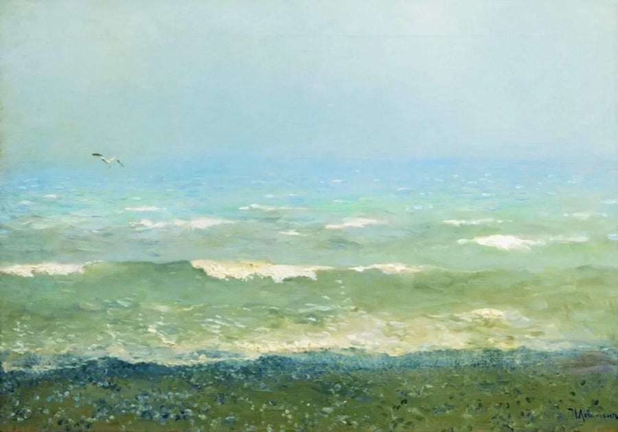 Rive de la Méditerranée, peinture de Isaac Levitan