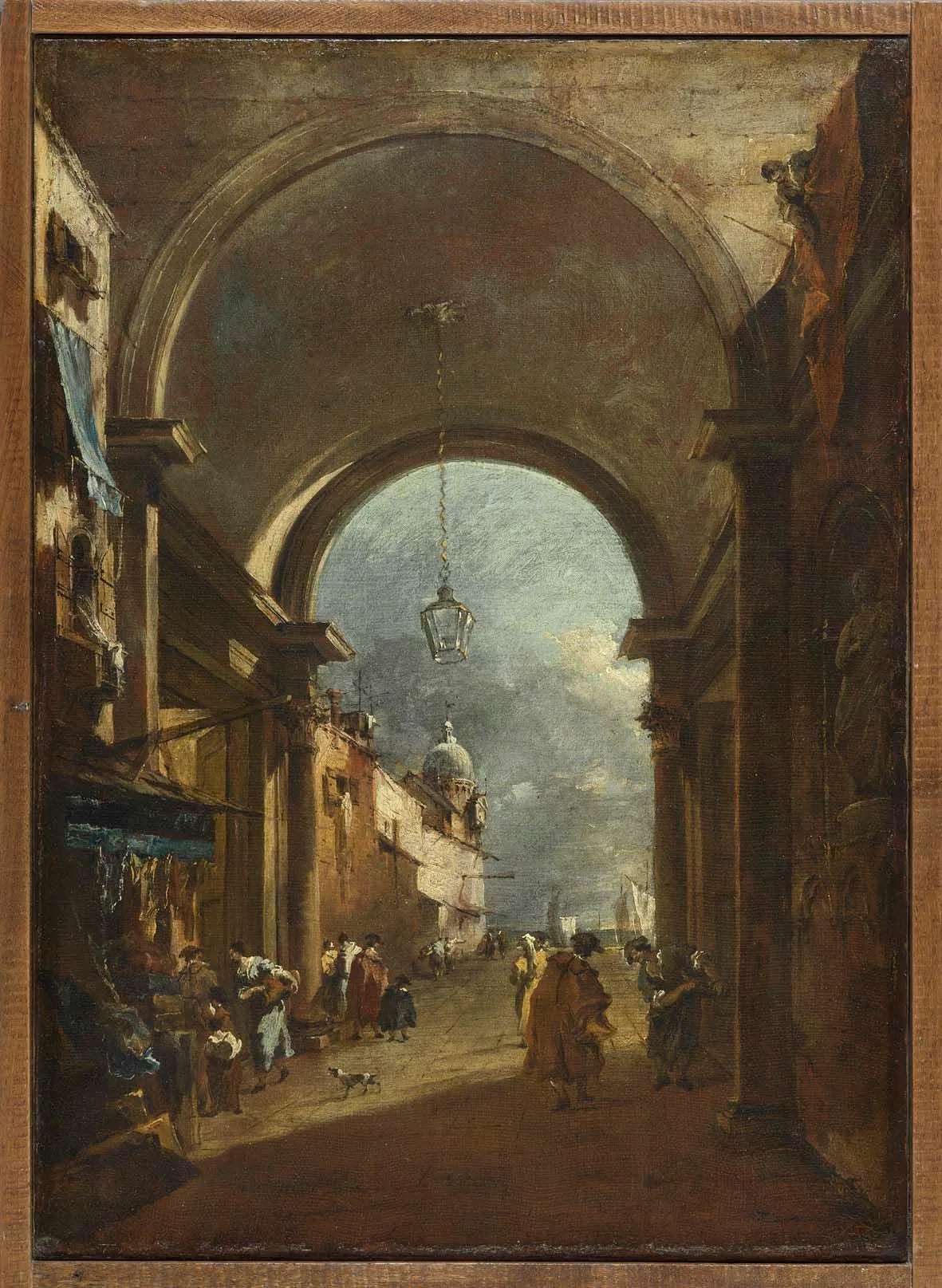 Tordurchblick - Francesco Guardi image 1 reproduction artisanale de tableau