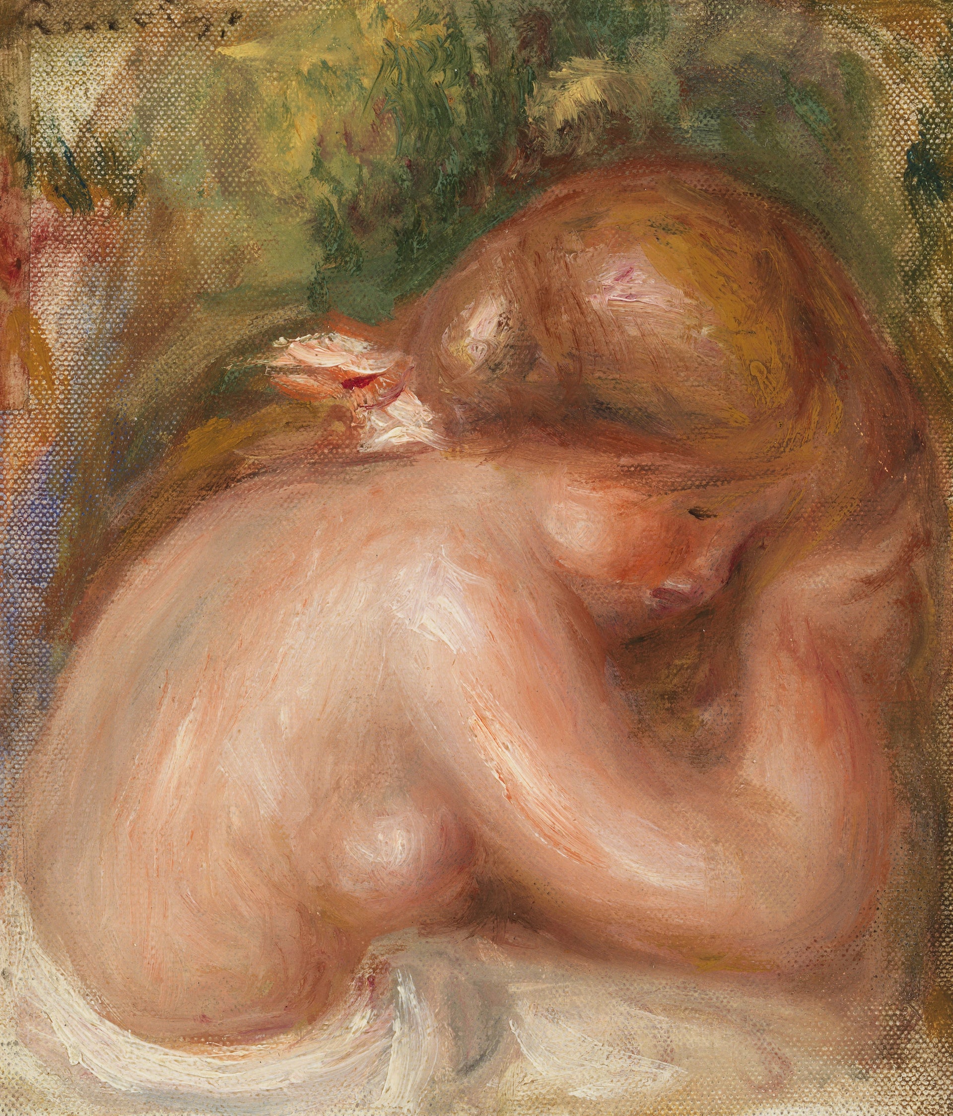 Torse nu de jeune fille de Pierre-Auguste Renoir — Barnes Foundation BF54