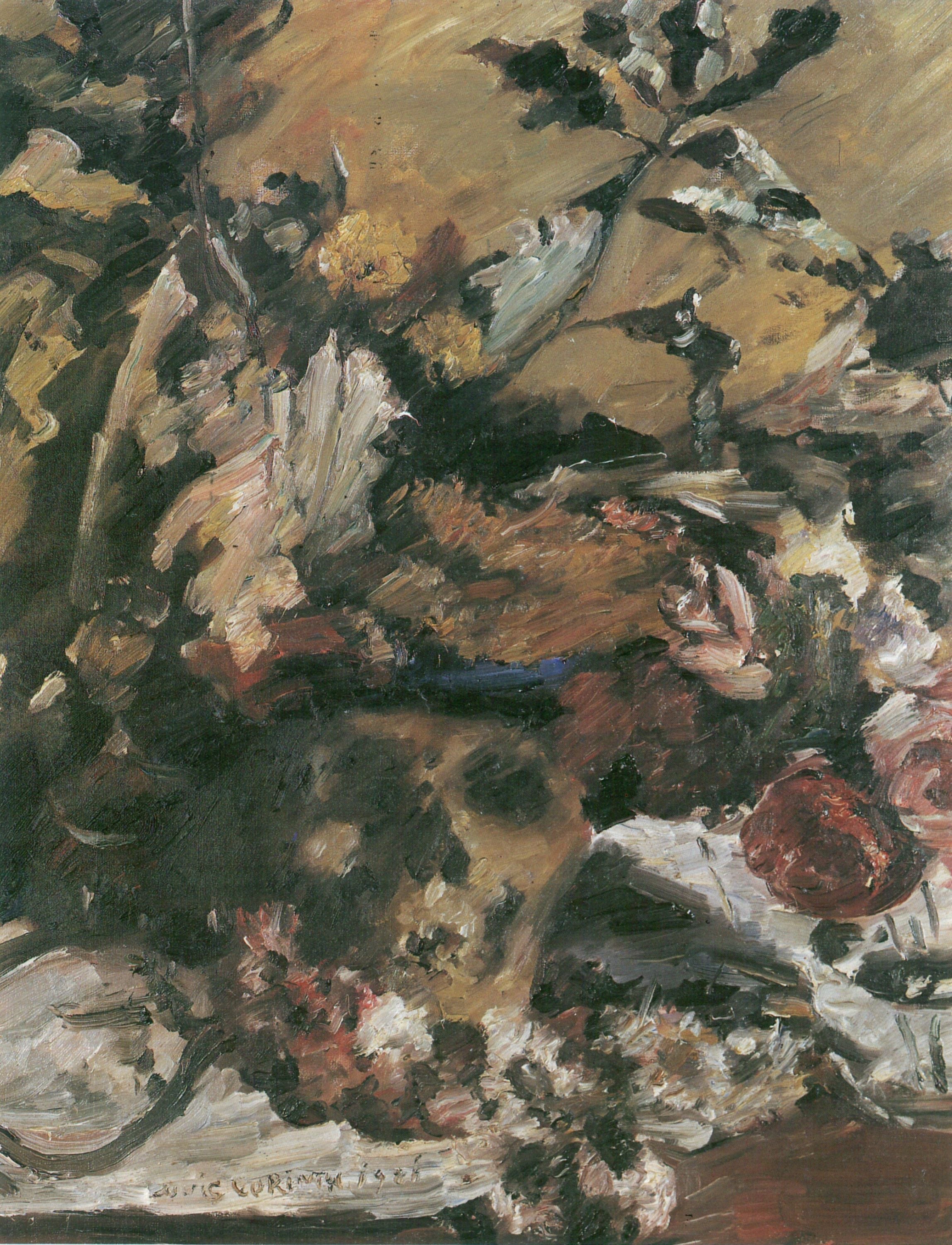 Totenkopf mit Eichenlaub - Lovis Corinth