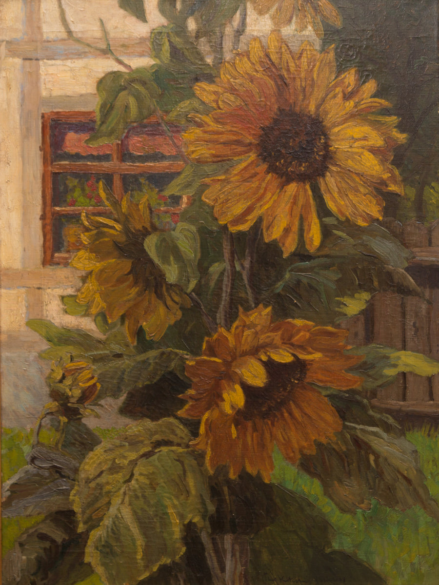 Tournesol dans le jardin – Paul Kutscha