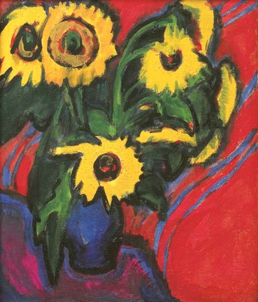 Tournesols, 1909 – Ernst Ludwig Kirchner