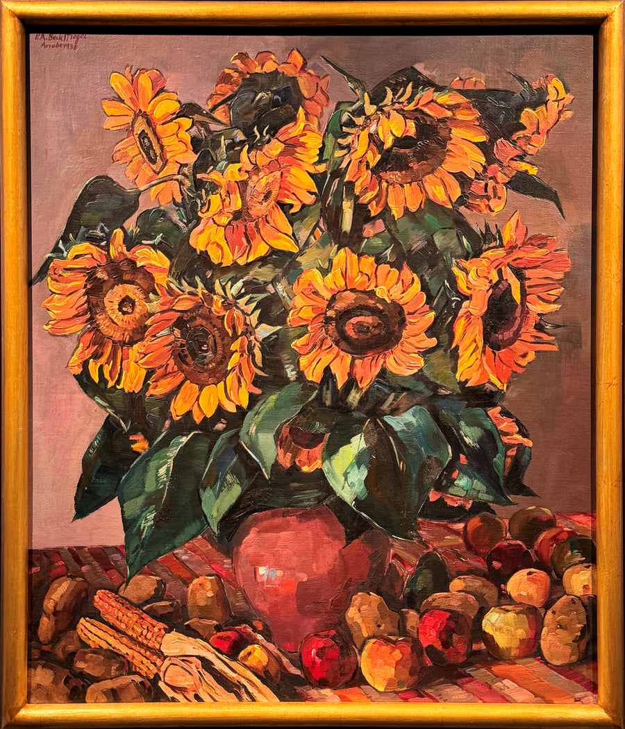 Tournesols, pommes et épis de maïs, 1938 – Peter August Böckstiegel