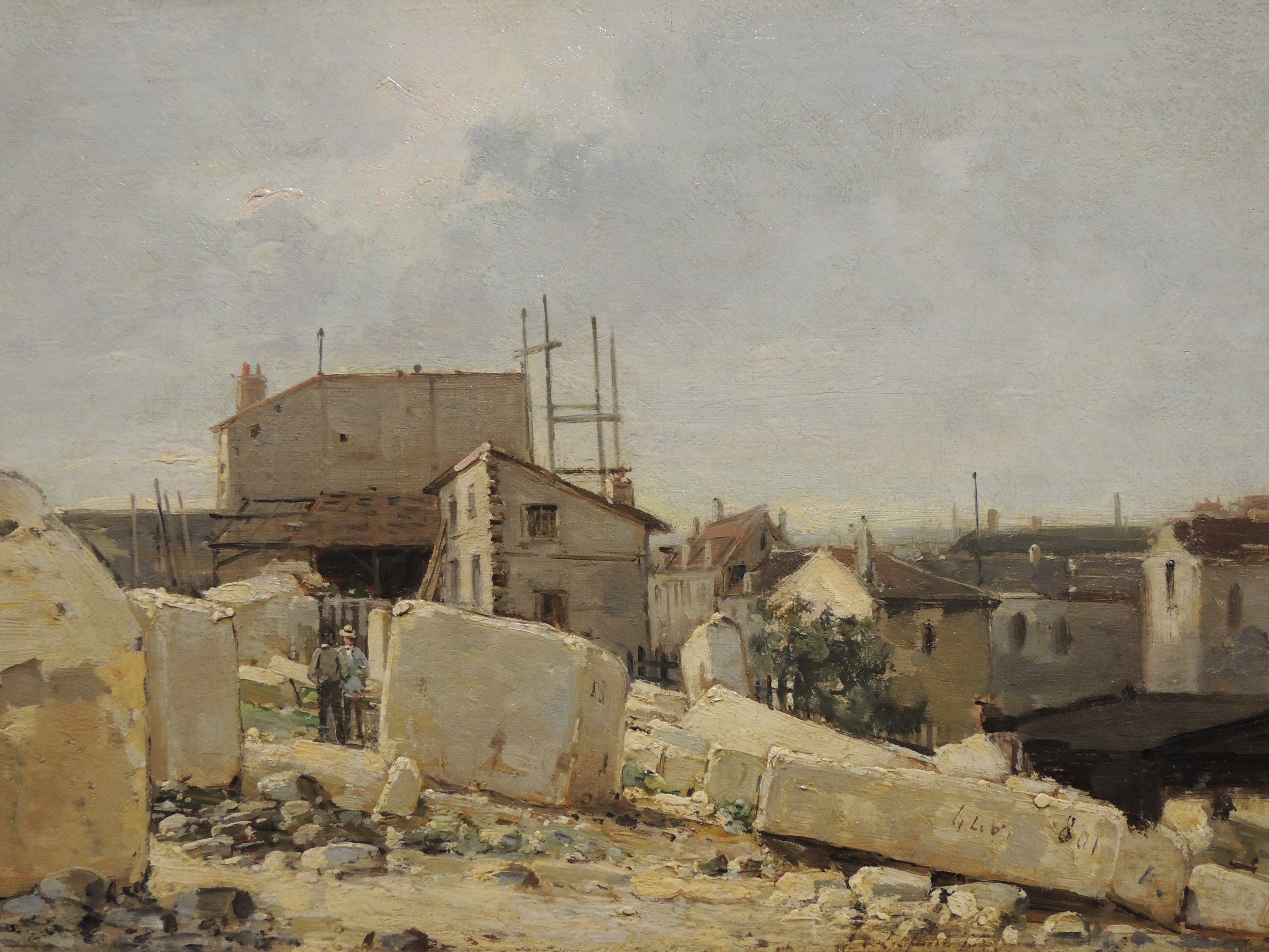 Travaux de terrassement à Caen - Stanislas Lépine image 1 copie de tableau peinte à la main