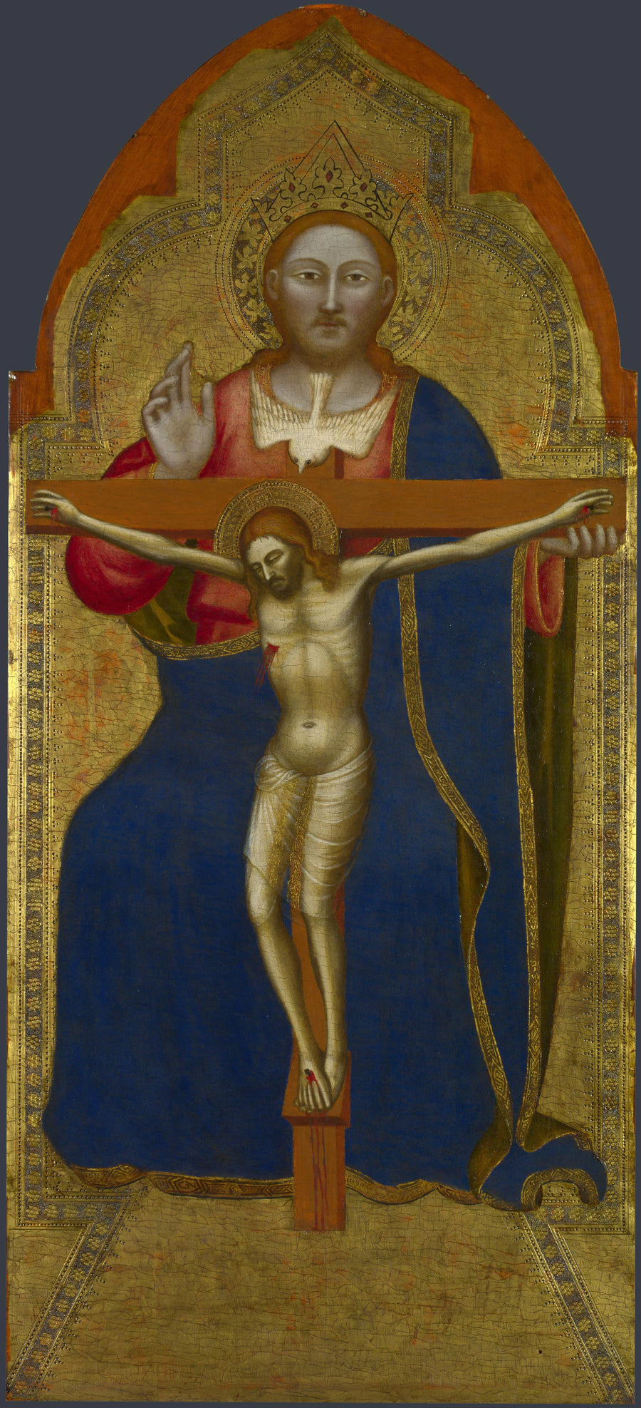La Trinité : panneau central du pinacle - Jacopo di Cione