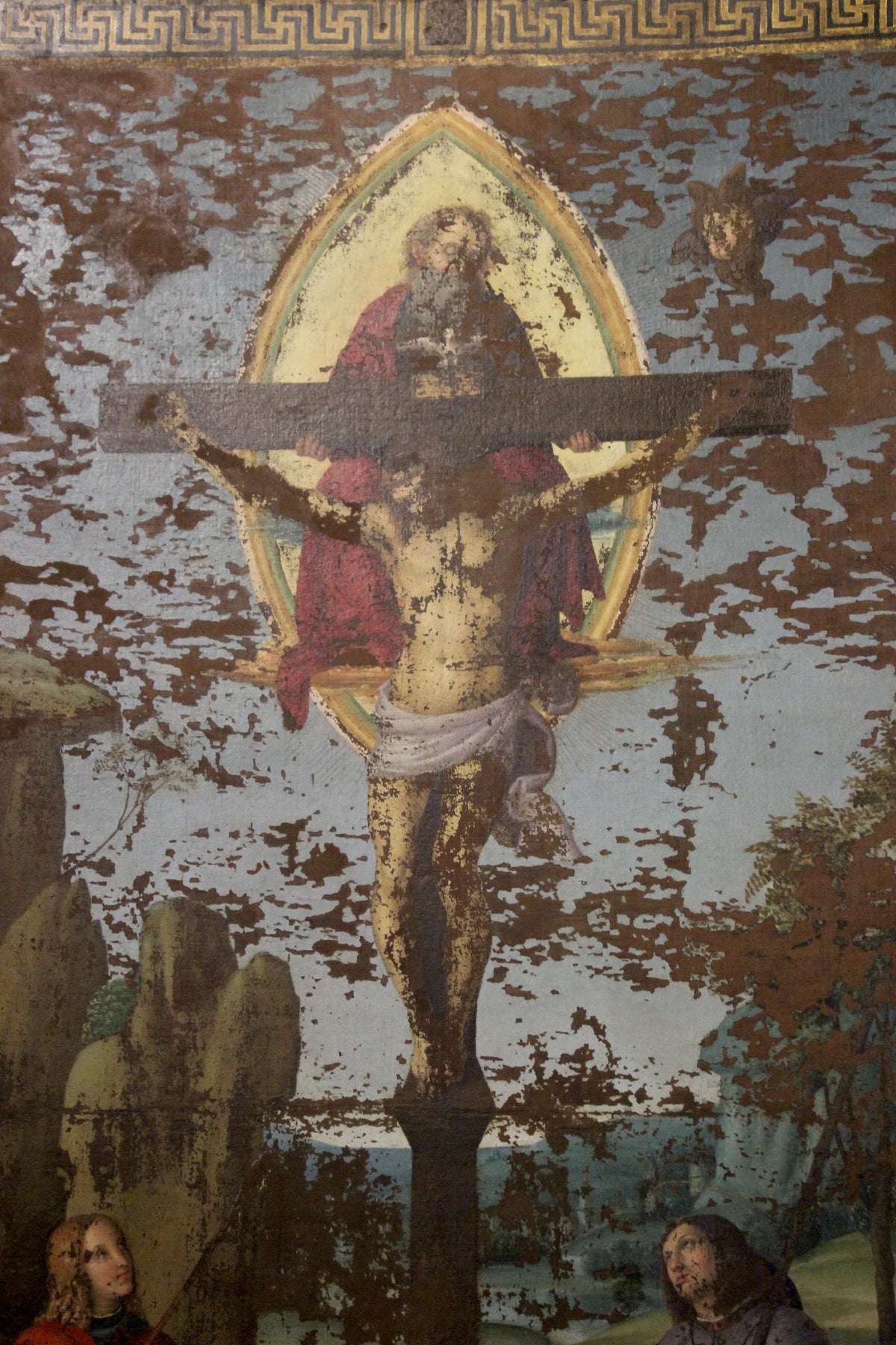 الثالوث الأقدس مع القديس سيباستيان والقديس روش، حوالي 1497-1499 - Raphaël