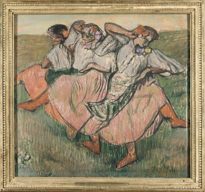 ثلاثة راقصين روسيين - إدغار ديغاس