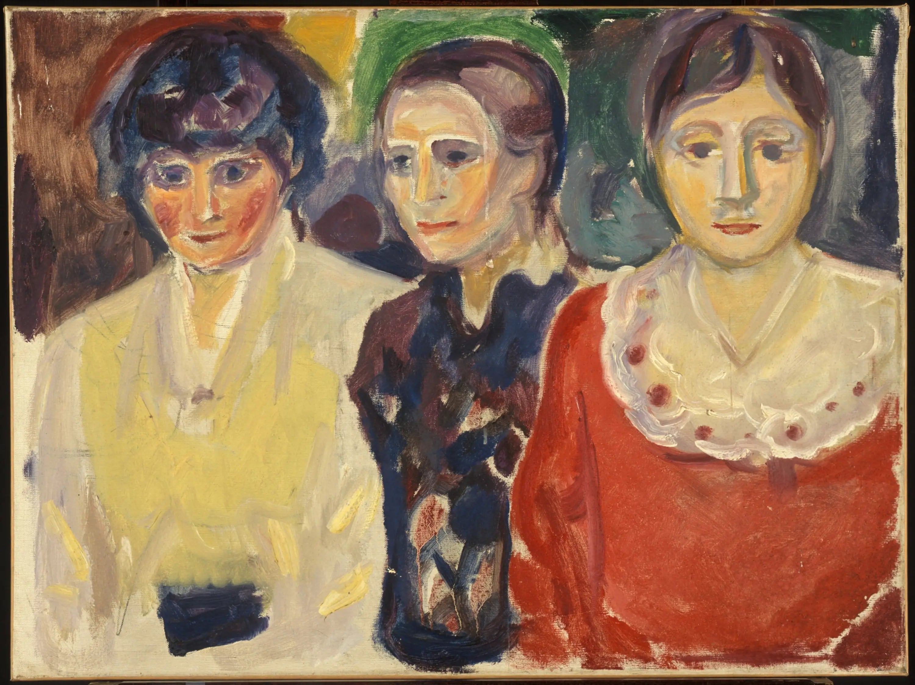 Trois Femmes - Edvard Munch image 1 copie de tableau peinte à la main