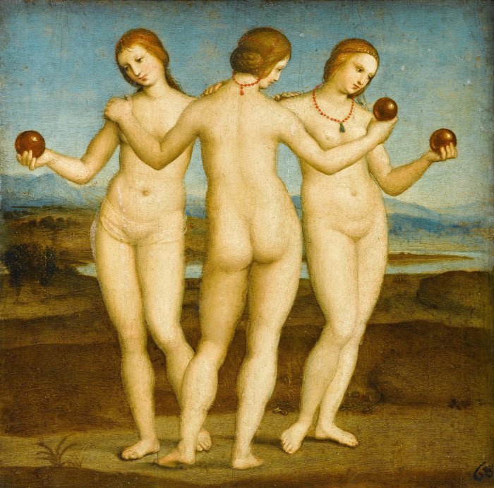 النعم الثلاثة، حوالي 1504-1505 - Raphaël