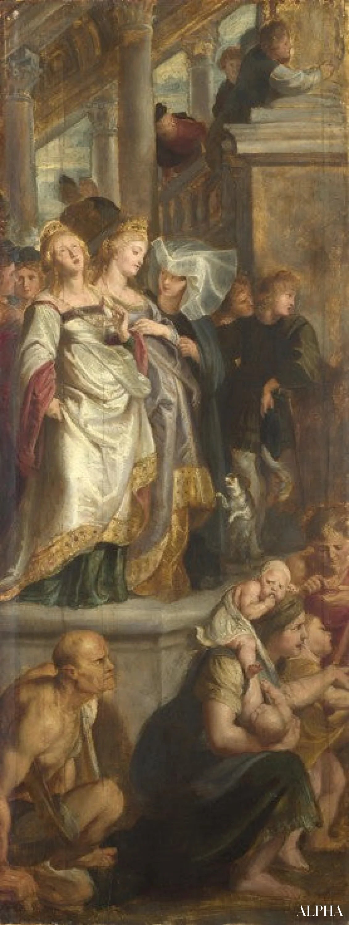 Trois témoins féminins - Peter Paul Rubens - Reproductions de tableaux et peintures haut de gamme