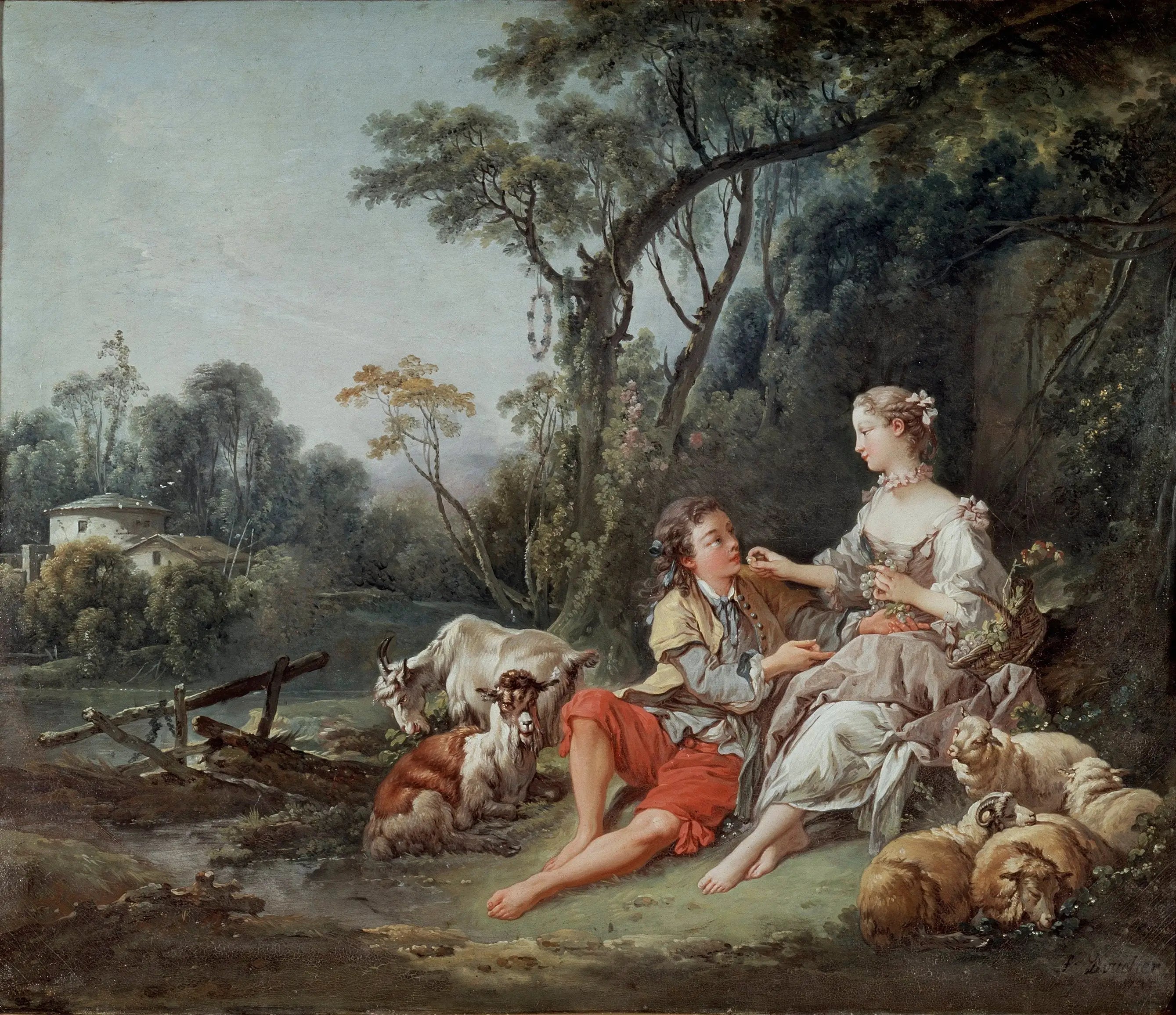 Tu penses aux raisins ? - François Boucher - Alpha Reproduction