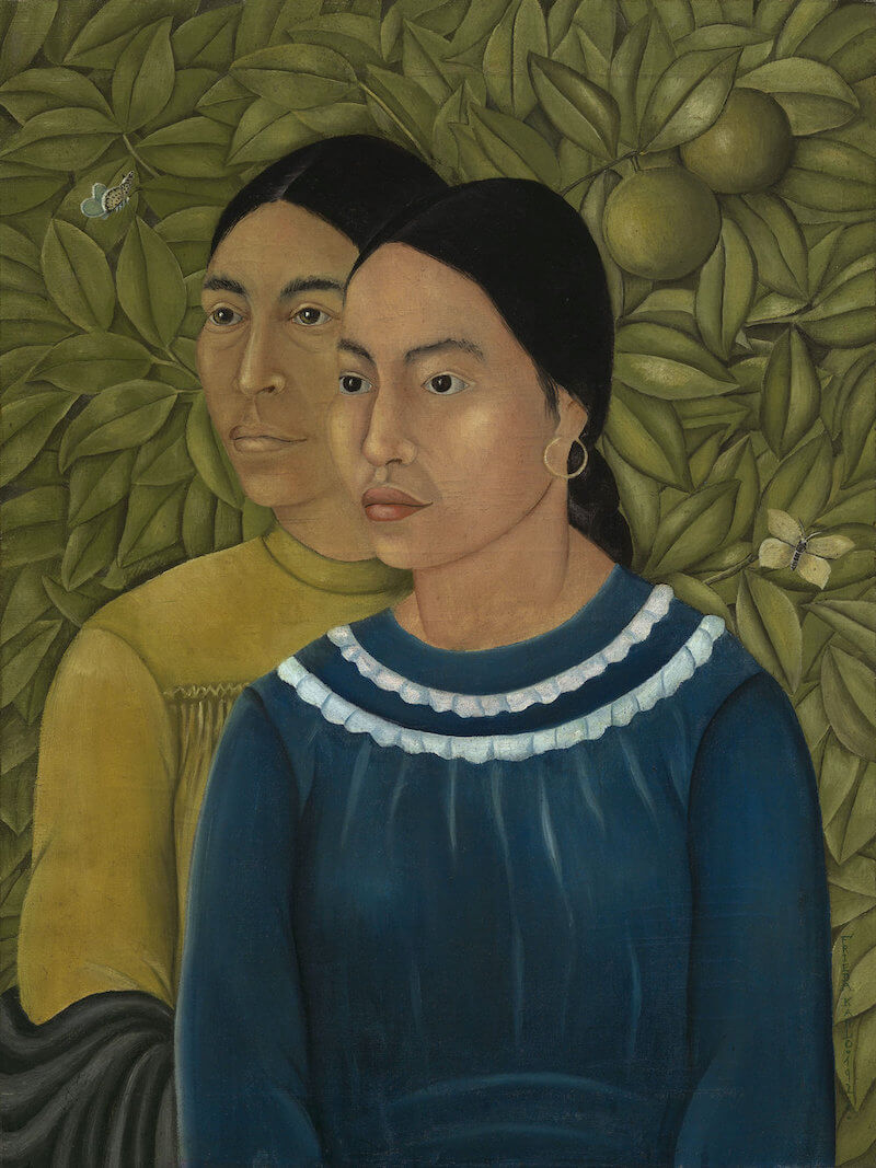 Deux femmes (Salvadora et Herminia) - Frida Kahlo
