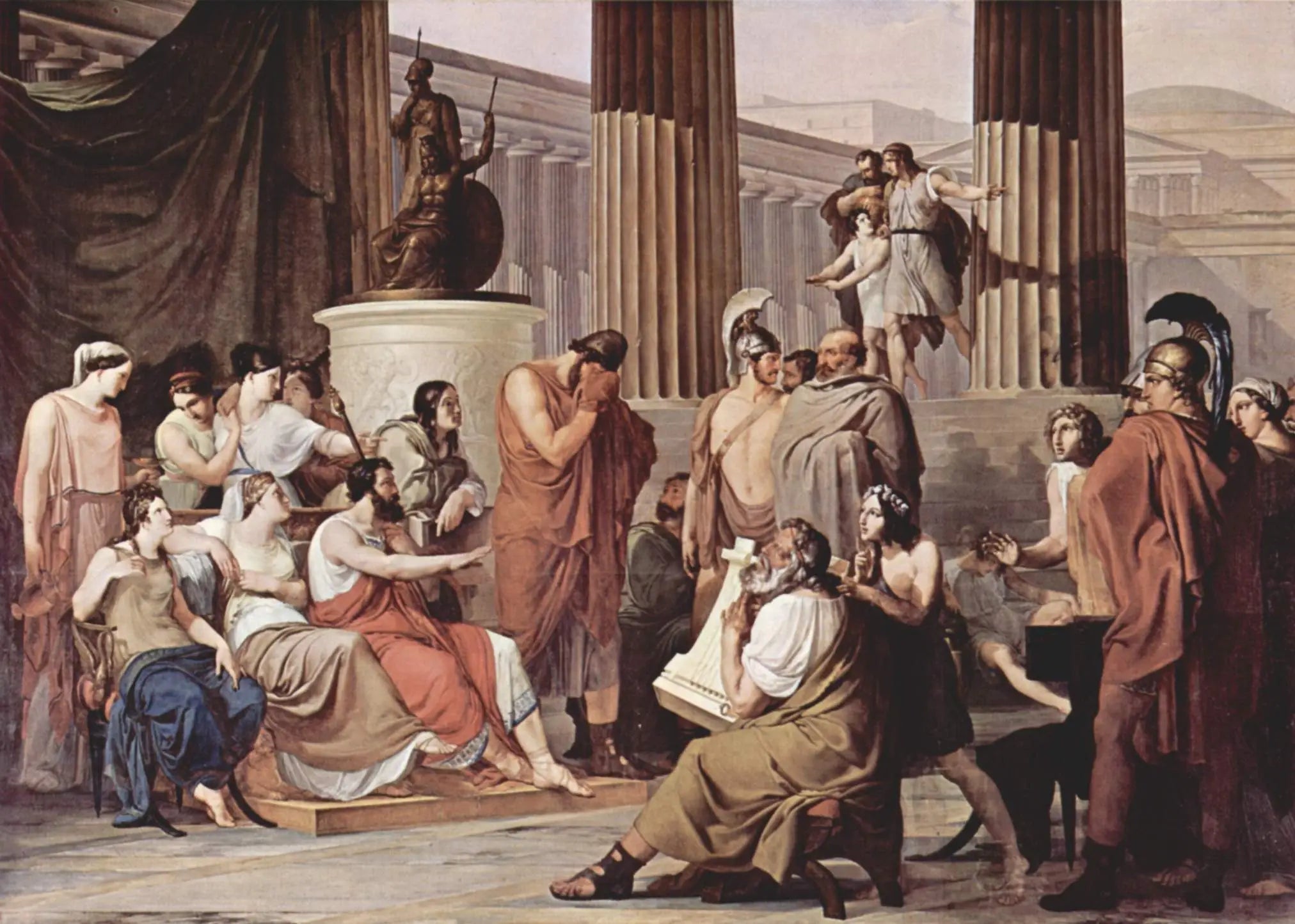 Ulysse à la cour d’Alcinoos - Francesco Hayez - Alpha Reproduction
