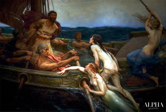 Ulysse et les sirènes - Herbert Draper - Reproductions de tableaux et peintures haut de gamme