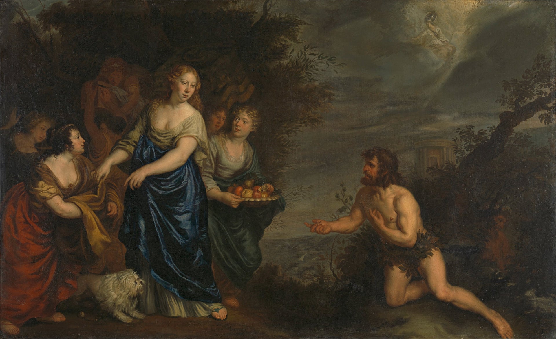 Ulysse et Nausicaa - Joachim von Sandrart image 1 reproduction de peinture à l’huile
