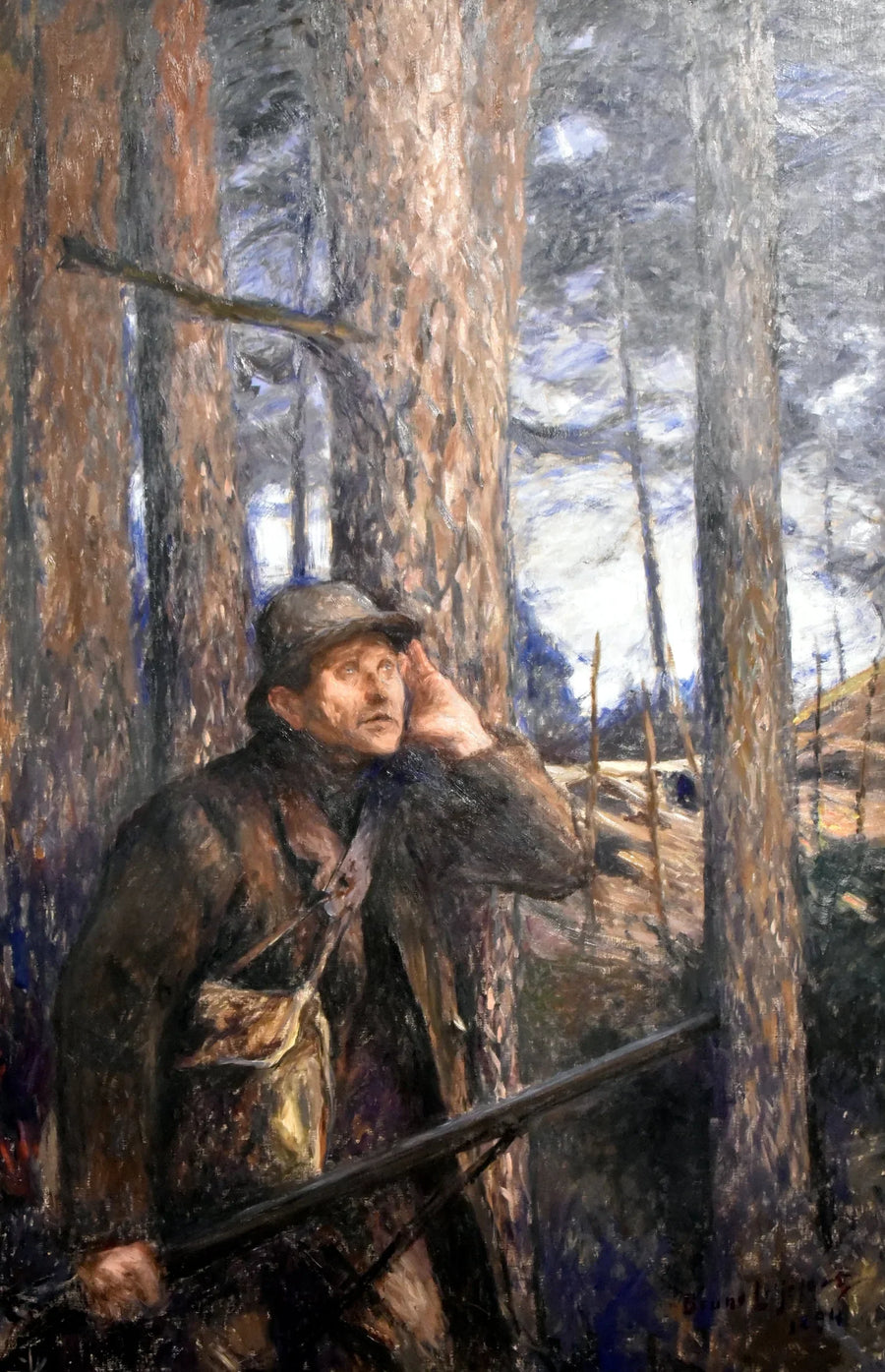 Un braconnier - Bruno Liljefors