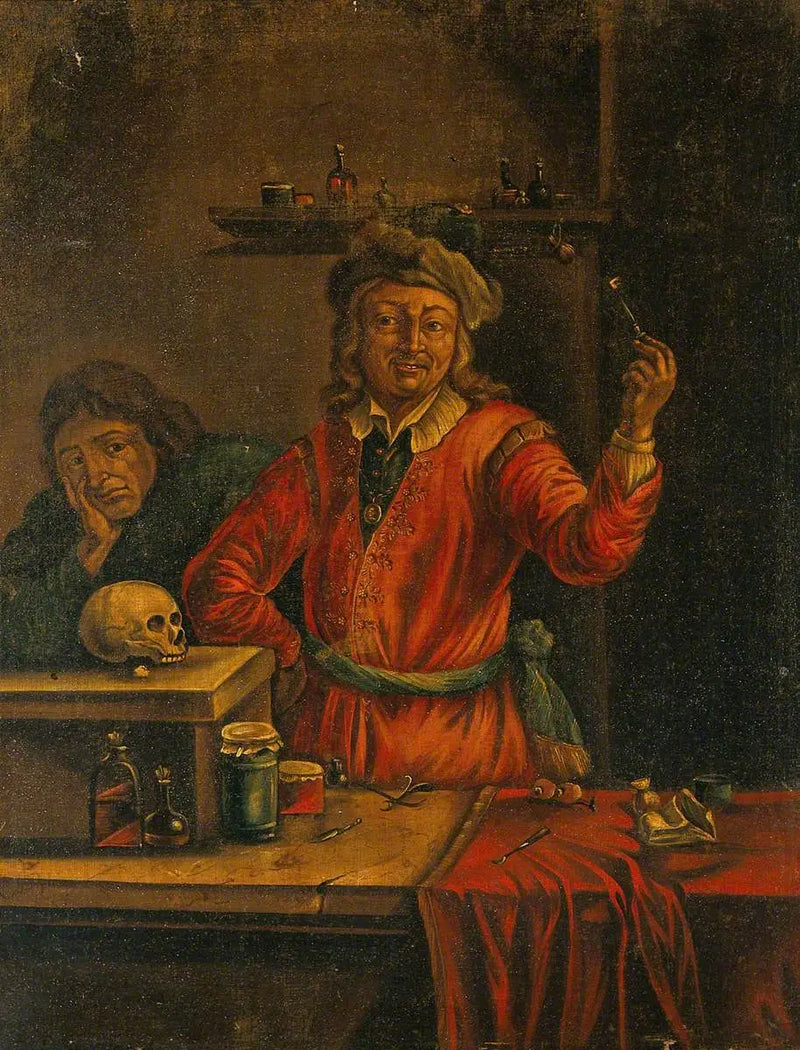 جراح قام باستخراج سن - ديفيد تينيير الشاب