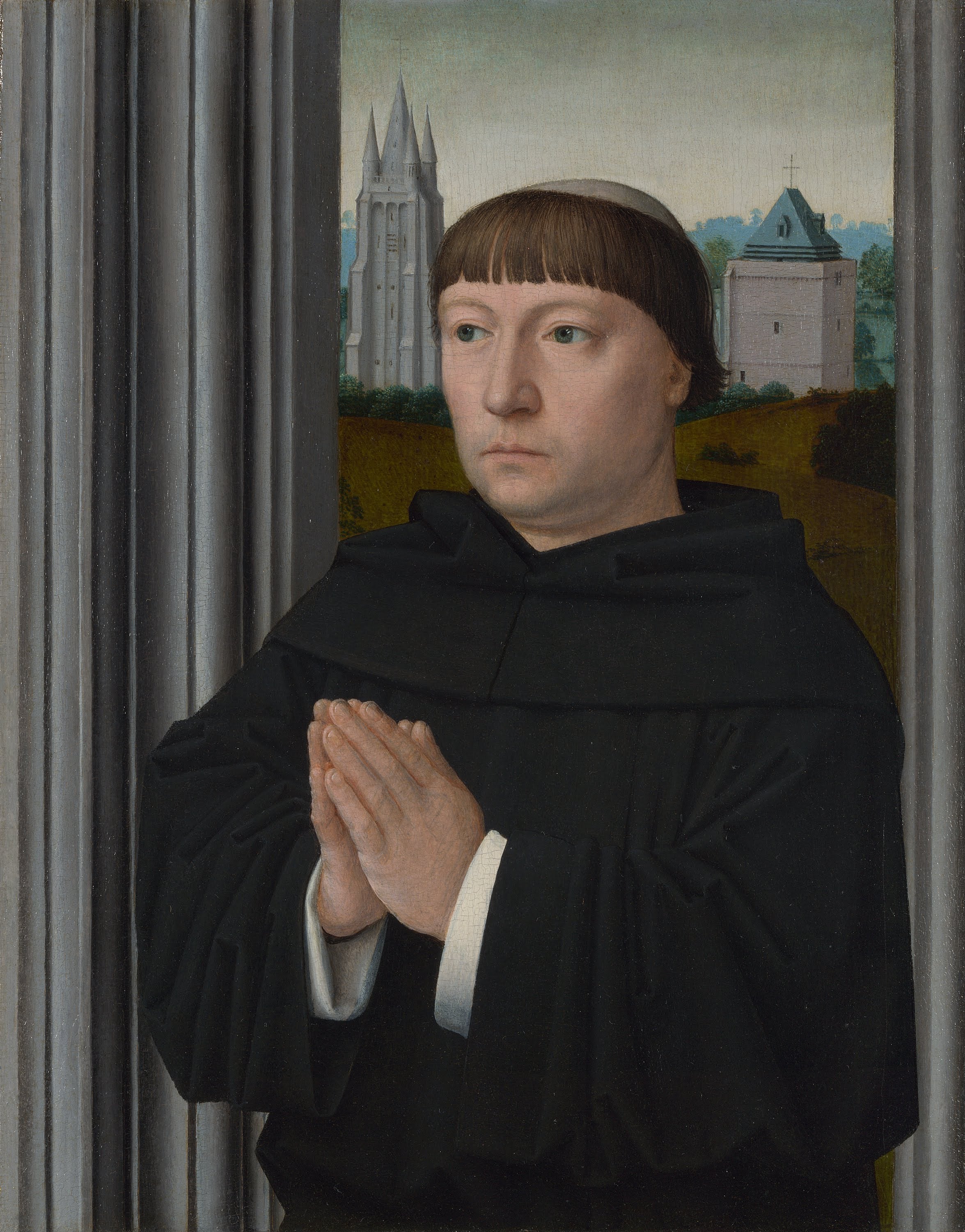 Un frère augustin en prière - Gérard David - Alpha Reproduction