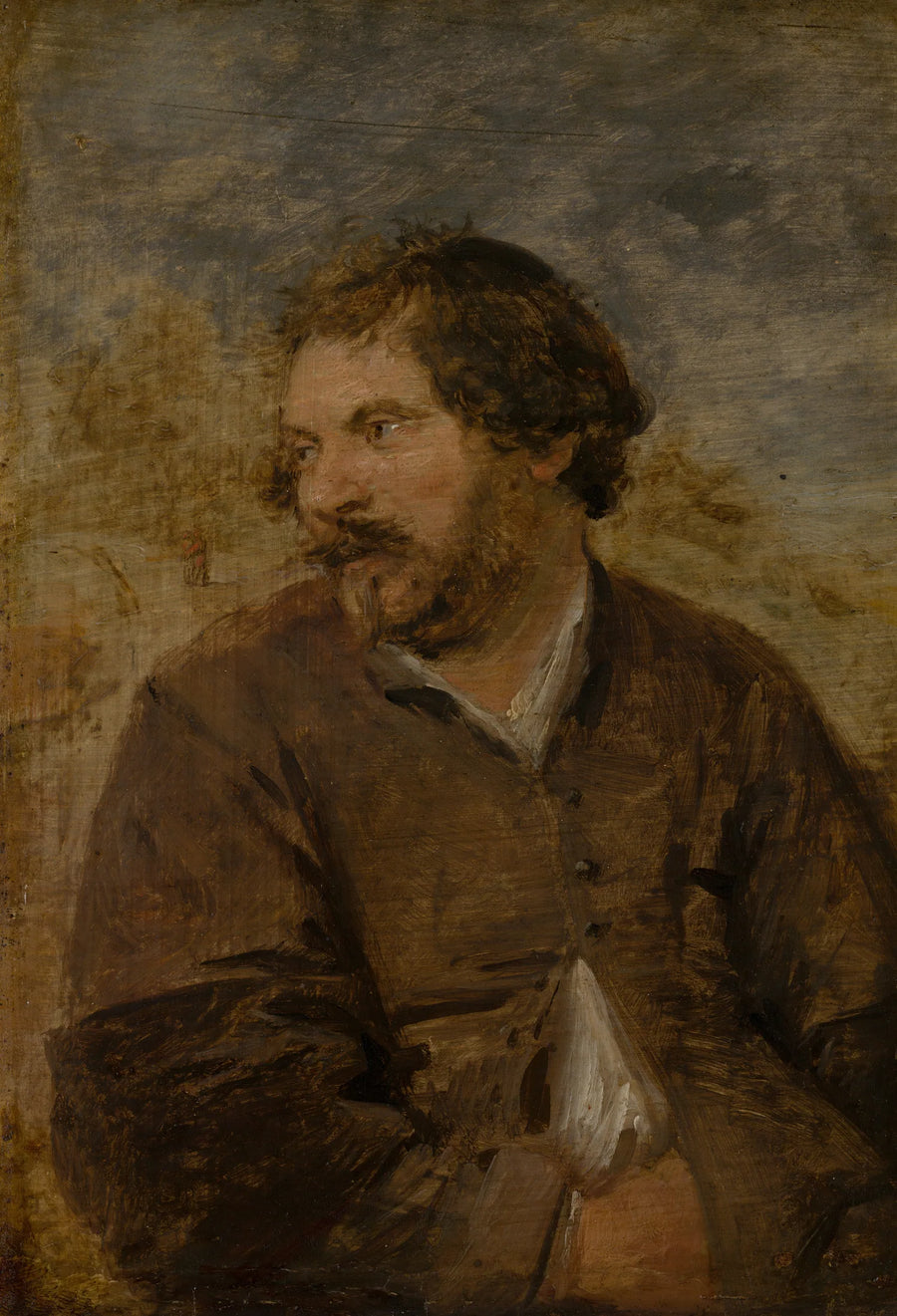 Un gros homme - Adriaen Brouwer