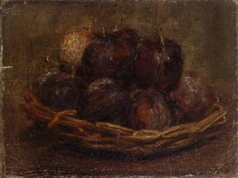 Un panier de prunes - Henri Fantin-Latour - Alpha Reproduction