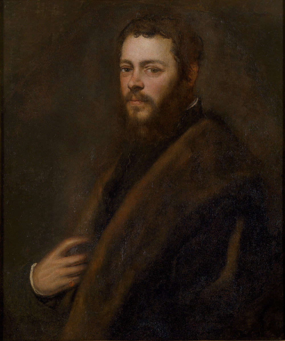 Un patricien vénitien - Jacopo Tintoretto image 1 copie peinte à la main à l’huile