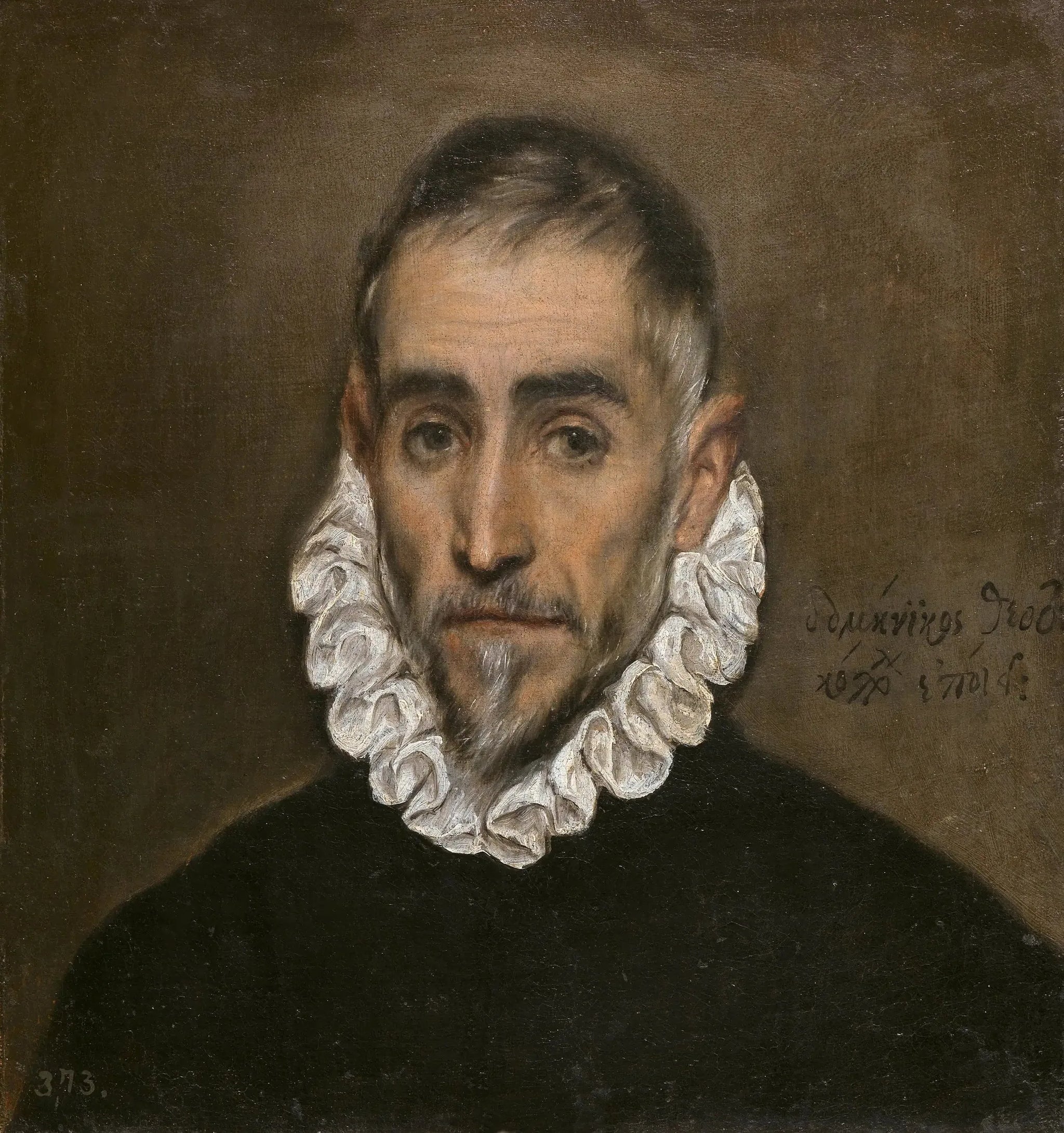 Un vieux monsieur - El Greco image 1 reproduction artisanale de tableau