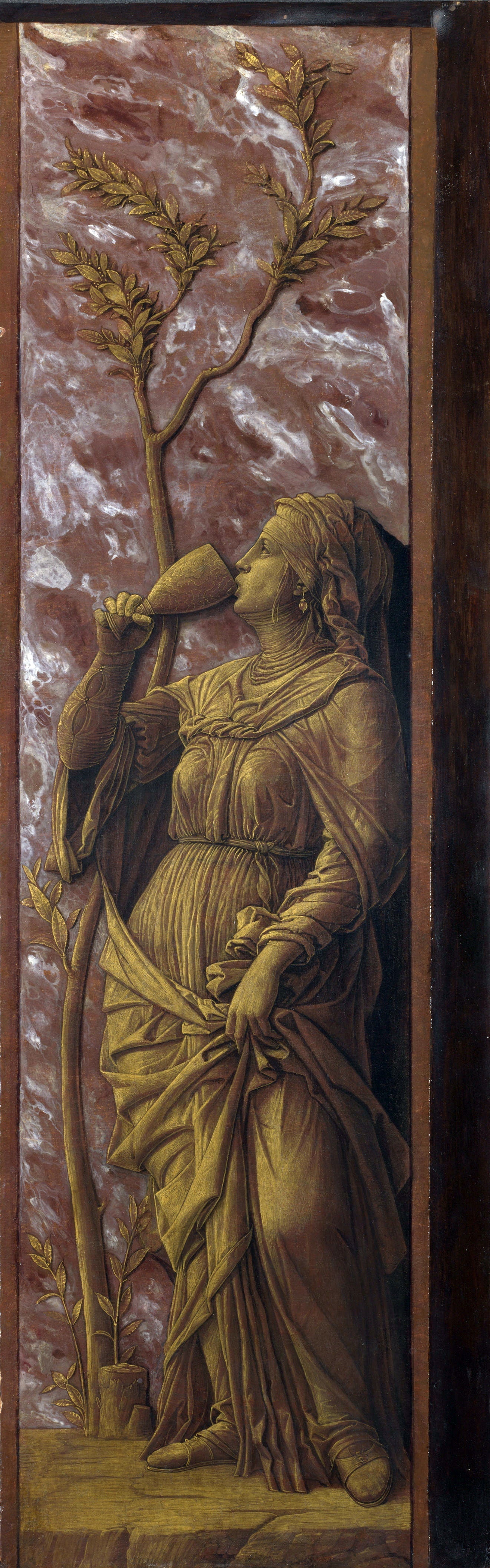Une femme qui boit - Andrea Mantegna - Alpha Reproduction
