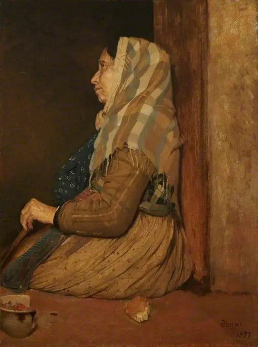متسولة رومانية - إدغار ديغا