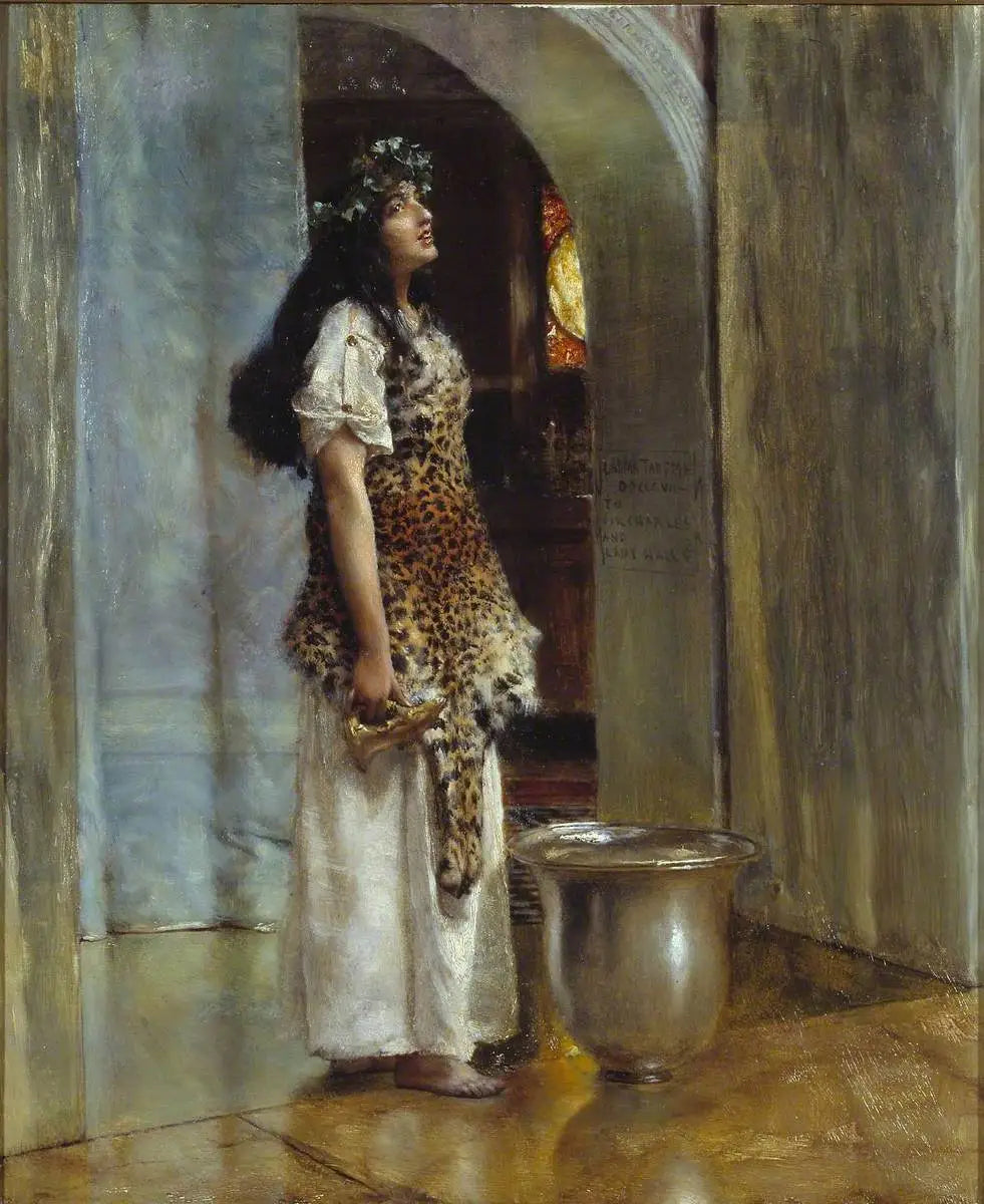 Une prêtresse d’Apollon - Lawrence Alma-Tadema - Alpha Reproduction