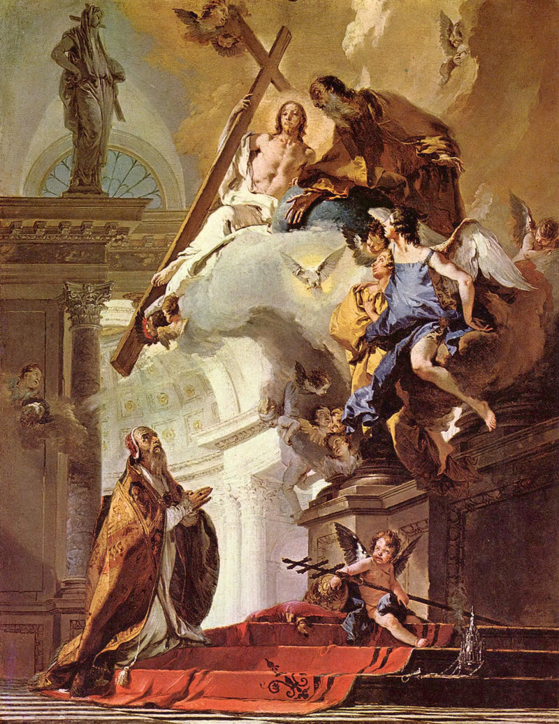 رؤية للثالوث - Giovanni Battista Tiepolo