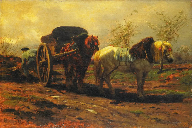 سيارة مع حصانين - روز بونور