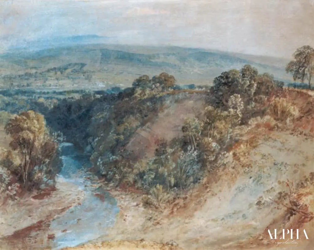 Vallée de la Washburn - William Turner - Reproductions de tableaux et peintures haut de gamme