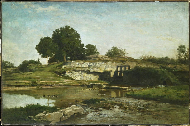 La vanne d'Optevoz (Isère) - Charles-François Daubigny