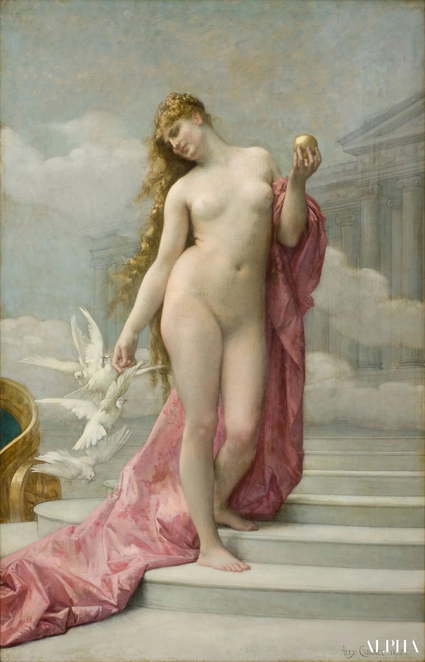 Reproduction du tableau « Vénus - Alexandre Cabanel » par Alpha Reproduction en peinture à l’huile