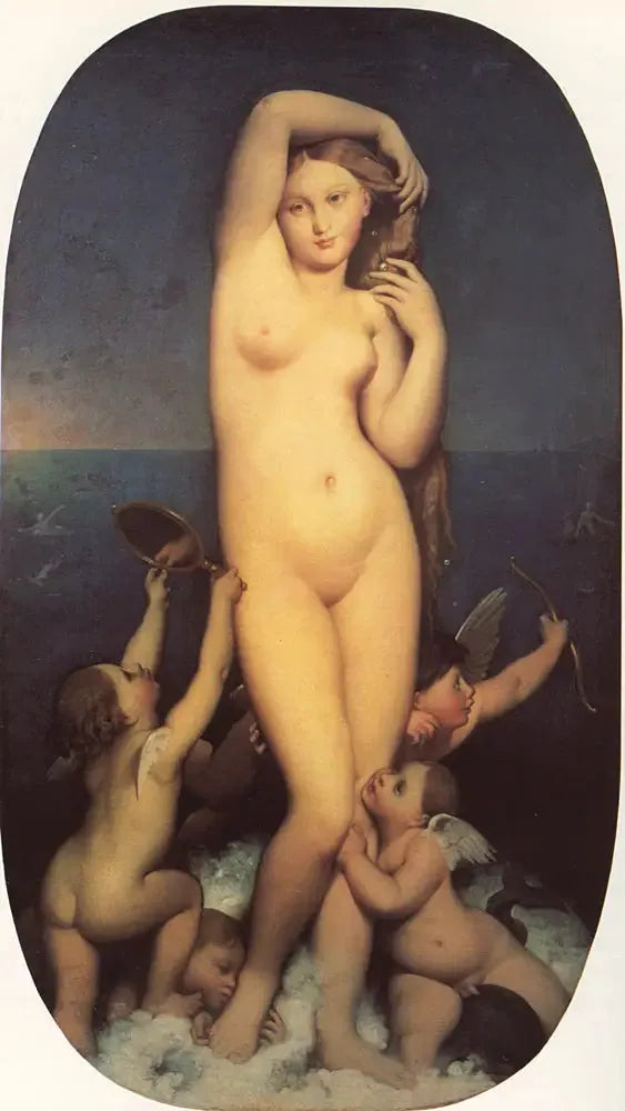 Vénus Anadyomène - Jean-Auguste-Dominique Ingres image 1 reproduction artisanale de tableau