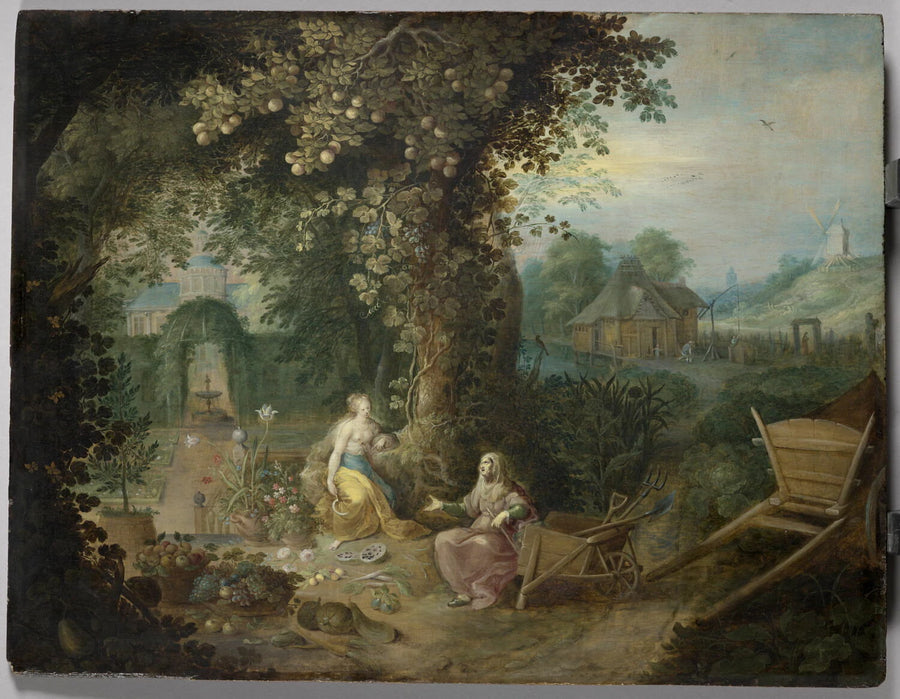 Vertumne et Pomone - Jan II Brueghel