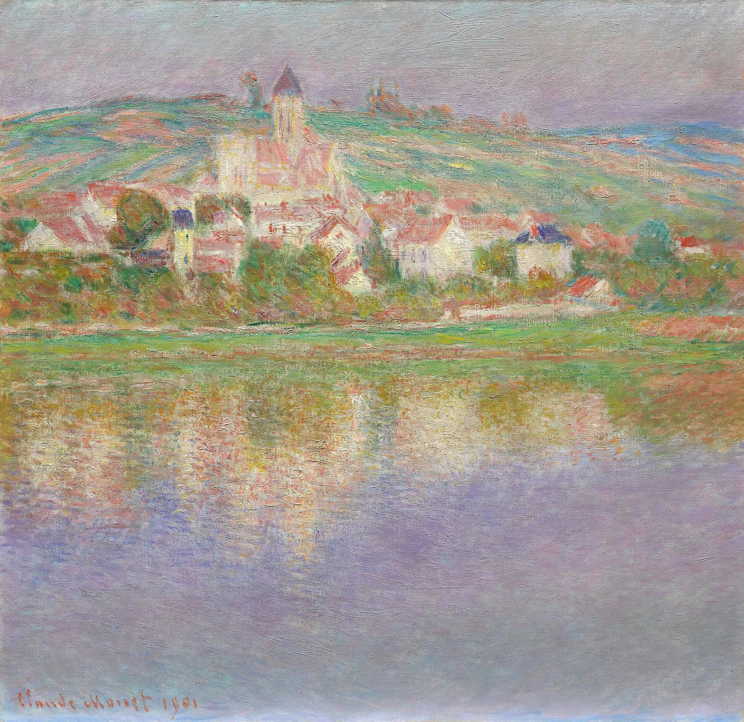 Reproduction du tableau « Vétheuil - Claude Monet » par Alpha Reproduction en peinture à l’huile