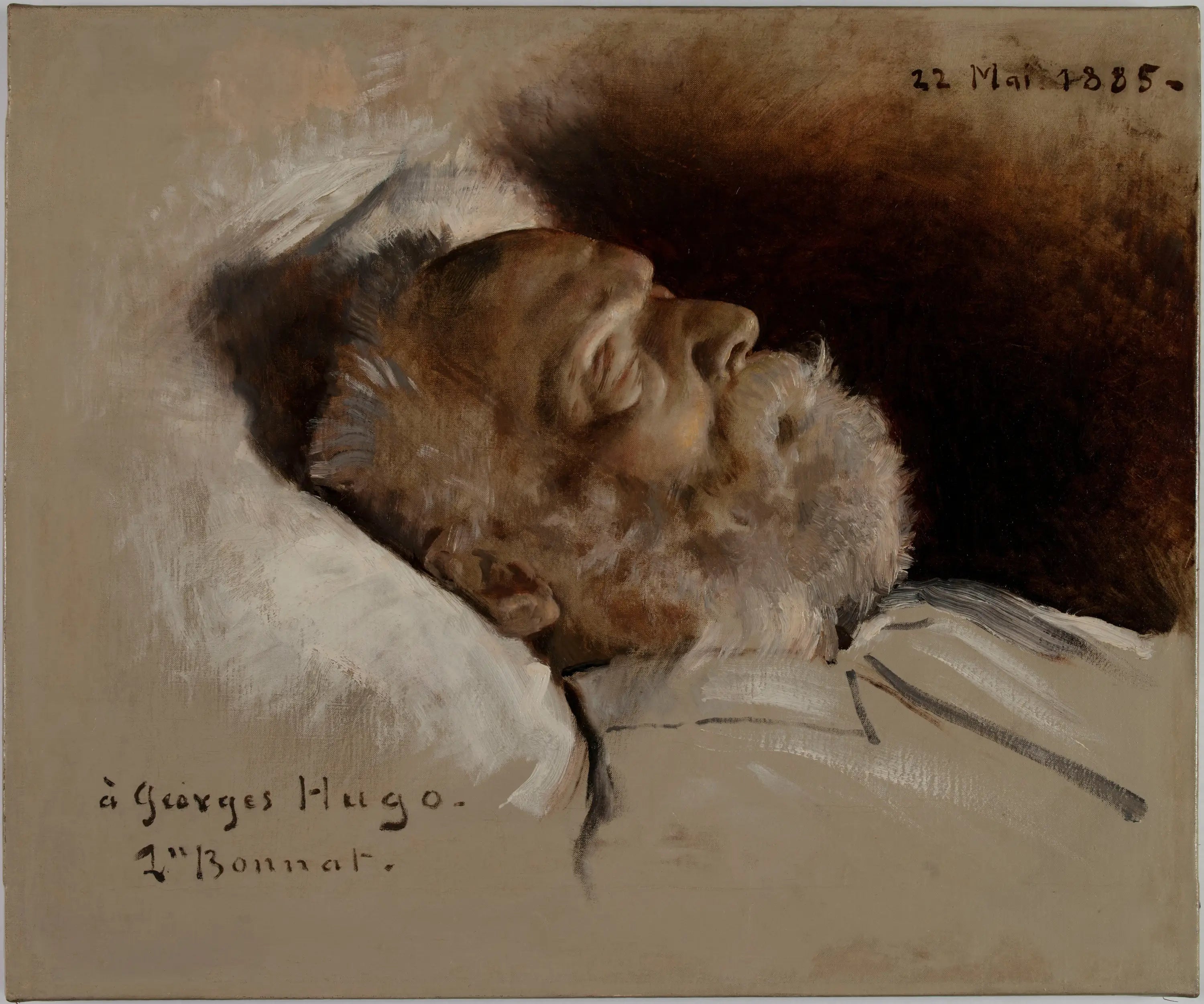 Victor Hugo sur son lit de mort - Léon Bonnat - Alpha Reproduction