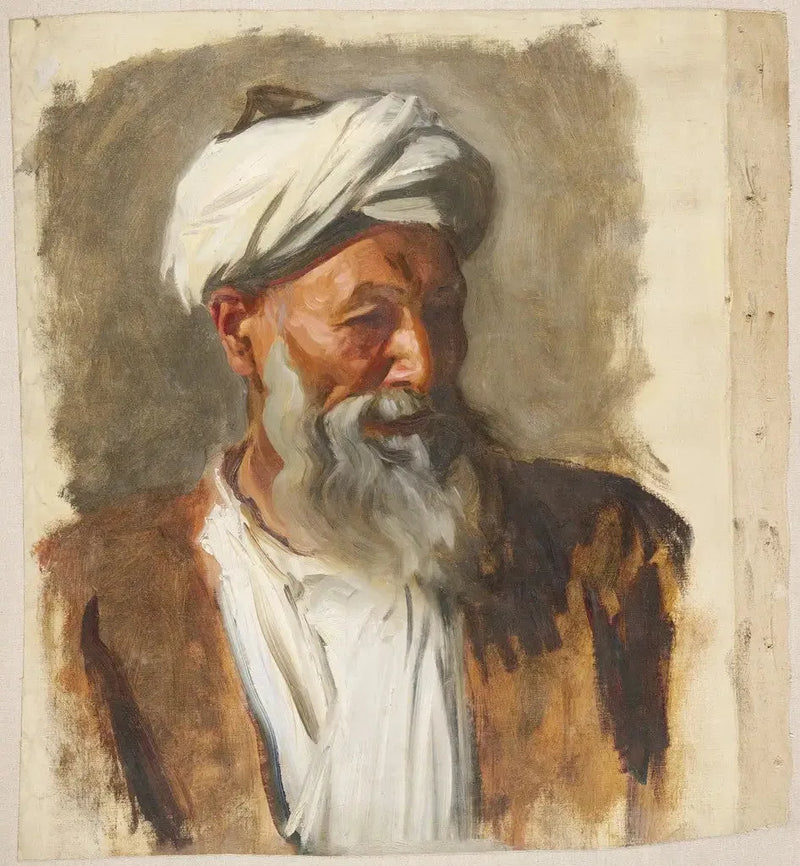 رجل مسن بعمامة بيضاء - جون سينغر سارجنت