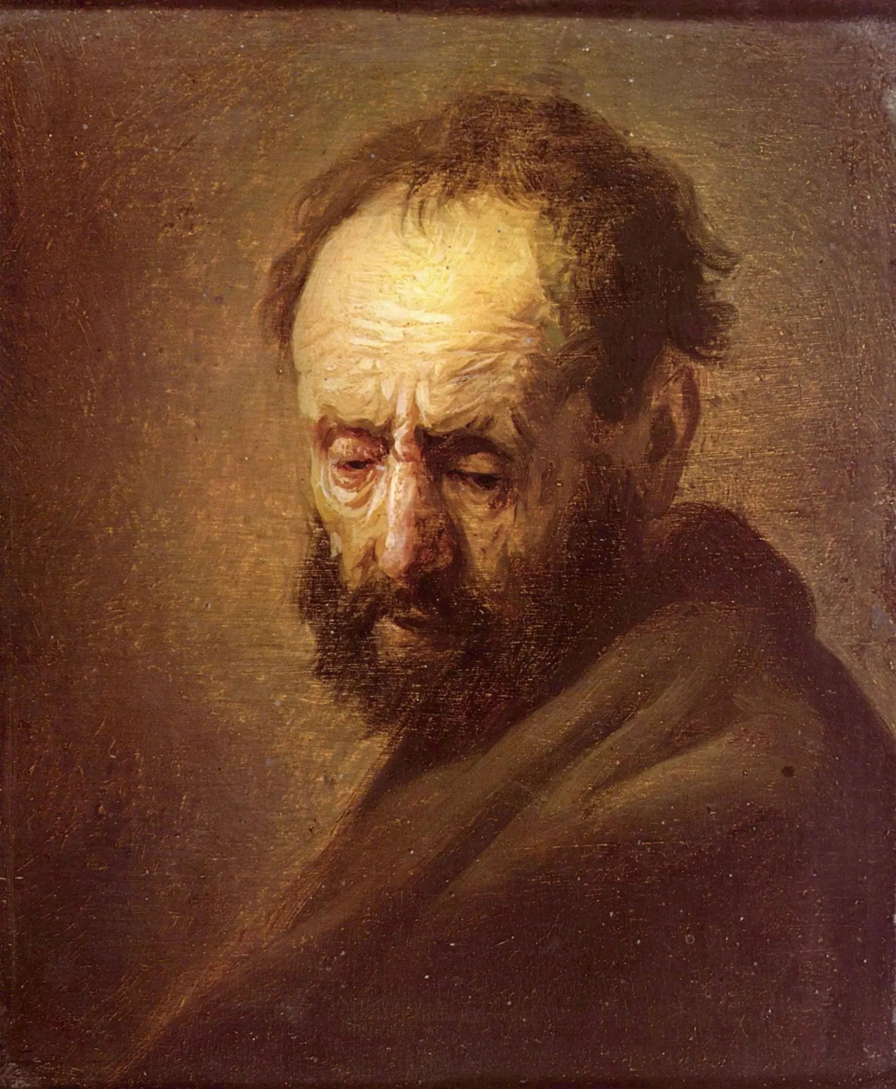 Vieillard - Rembrandt image 1 tableau peint à l’huile sur toile