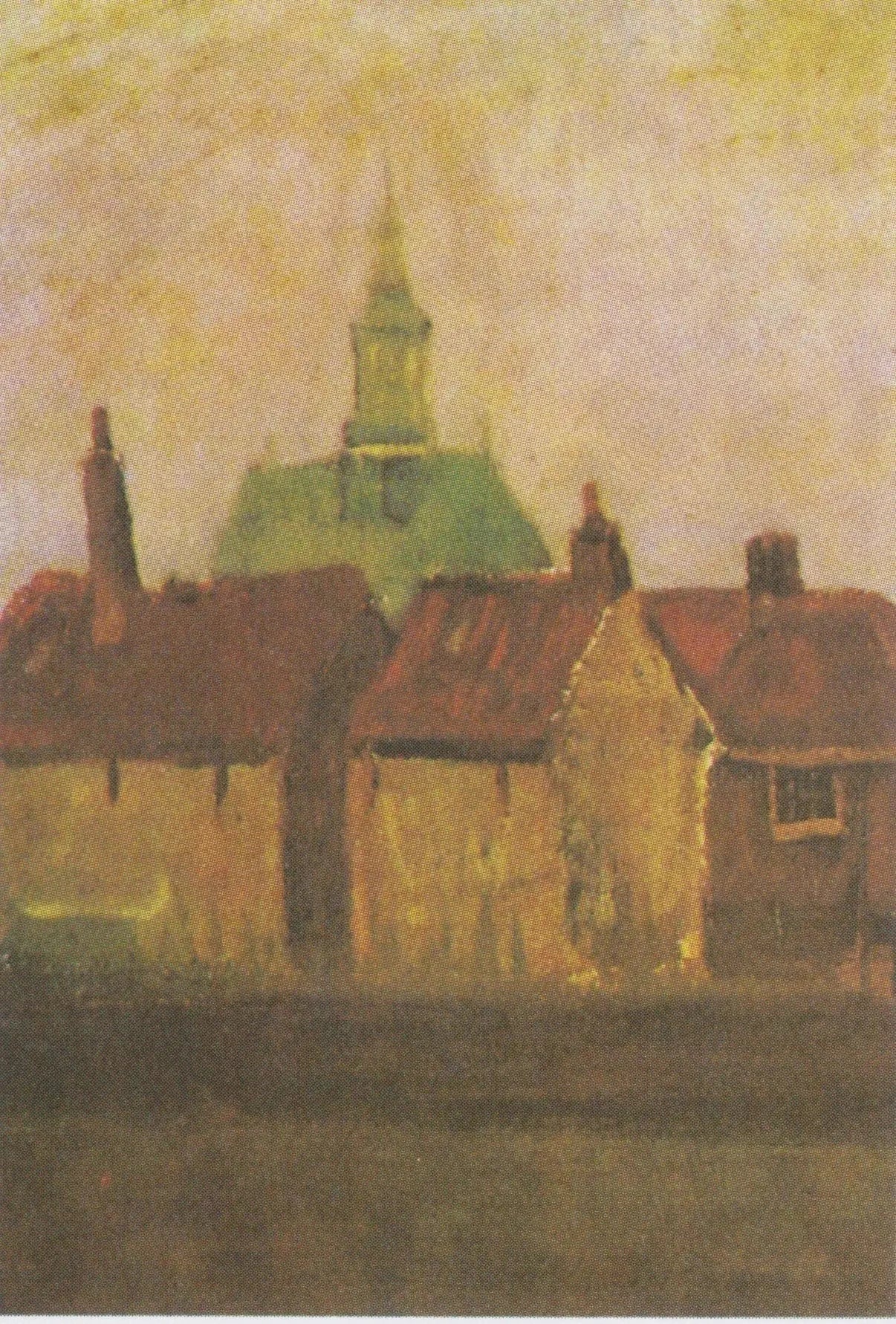 Vieilles maisons et Nouvelle Église de La Haye F204 JH190 — Vincent van Gogh